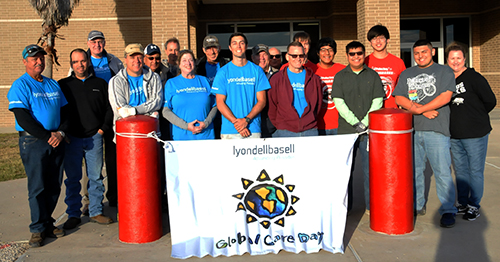 LyondellBasell #39 s Matagorda Complex Employees Make Exterior Improvements